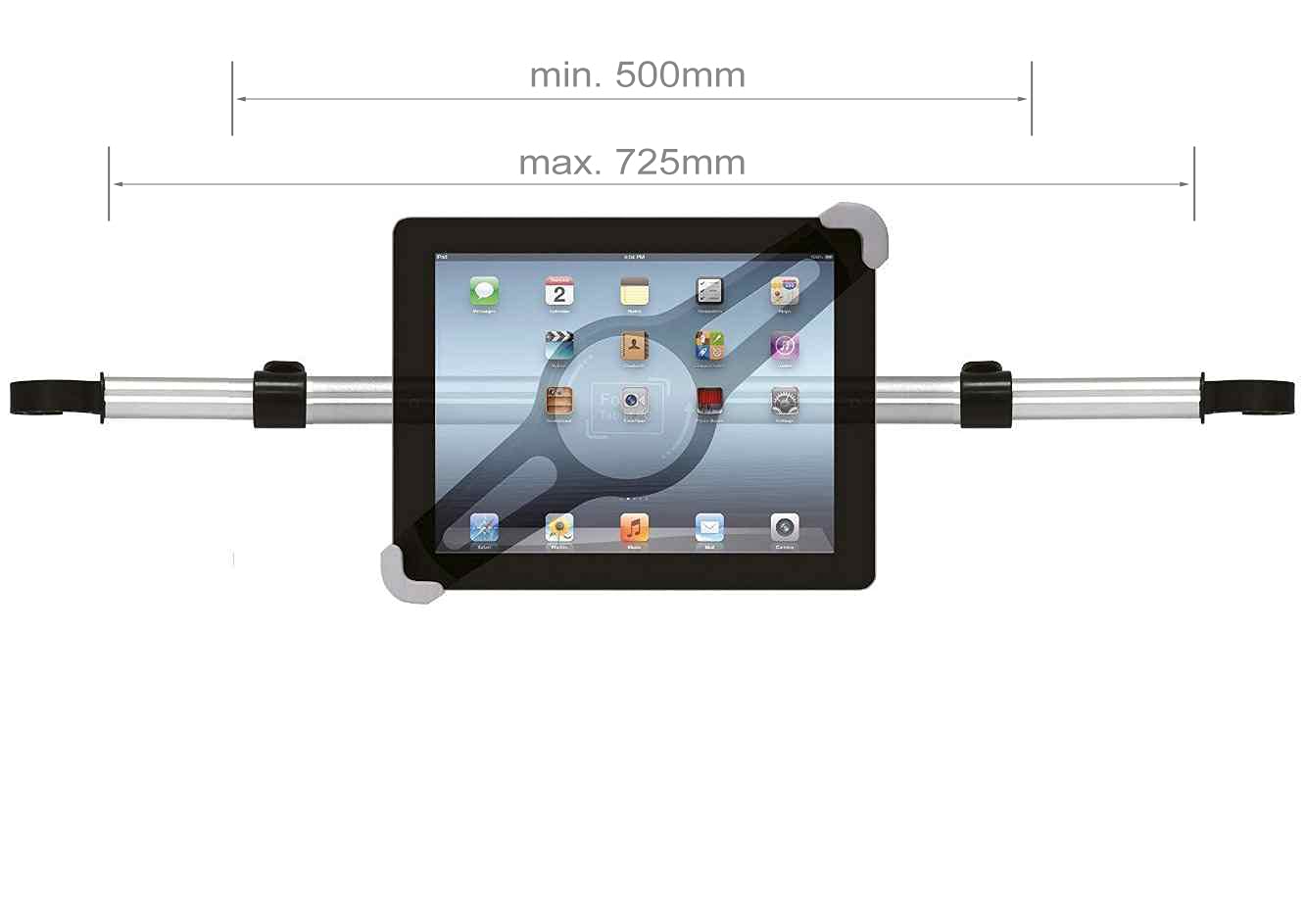 Girafus 9.5-14.5 inch Tablet Holder for Car/Even Large Tablets/iPad Pro/Galaxy S7 S8/ Lenovo Car Mount Center Headrest Stable/Headrest Holder Tablet Kids Backseat.
