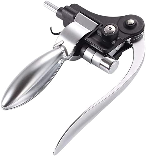 Corkscrew Wine Set: wine opener set with gift box, foil cutter, and bottle opener. Includes corkscrew, drip ring, wine stopper. Screwpull wine opener accessory gift set for men.