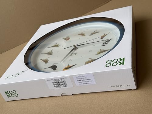 KOOKOO KidsWorld Sky-blue, farm clock with 12 real animal sounds from the countryside.