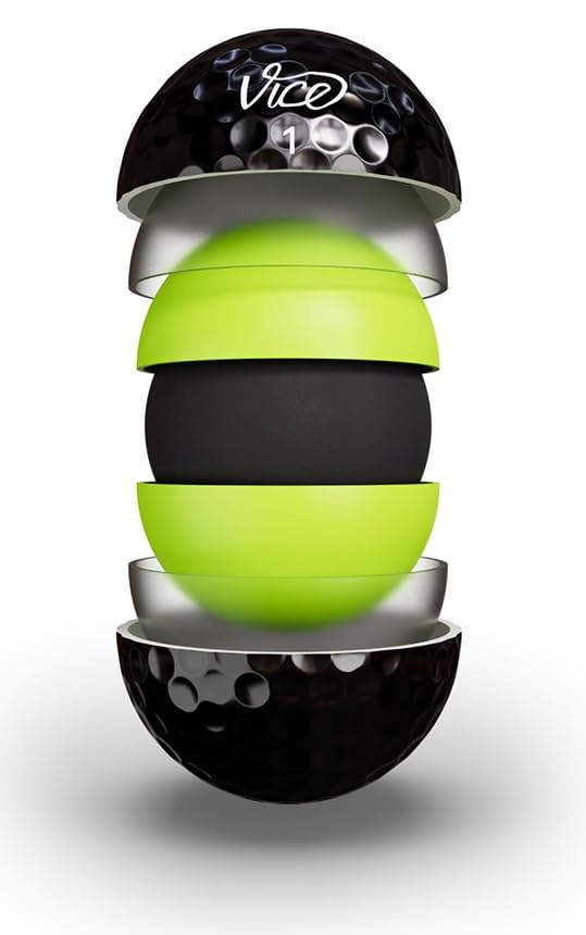 Vice Golf Pro Plus Golf Balls, Limited Edition, Black