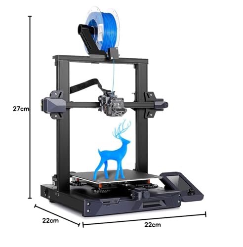 Official Creality Ender 3 S1 3D printer, featuring a 32-bit silent motherboard, CR-Touch, Sprite Direct Dual-Gear Extruder, button color screen, 220*220*270mm print size.