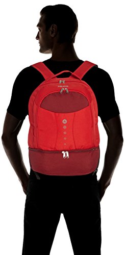 JAKO Unisex Backpack Striker, Red, EMPTY/NO SIZE