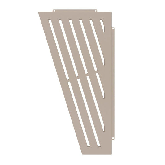 Ablago Board shower shelf/corner shelf for shower - installable retroactively without drilling SHELF 150 x 290 x 60 mm (Beige)