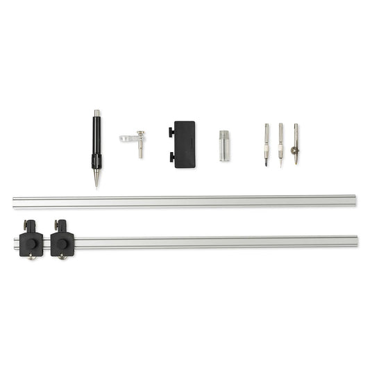 Aristo AH59000 Beam compass (for circles with diameters up to 1280 mm, including accessories)