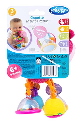 Playgro Horse Clip Clop pink - Baby toy - Motor skills - Baby sensory - Baby rattle - Baby motor skills - Kids toy - pink