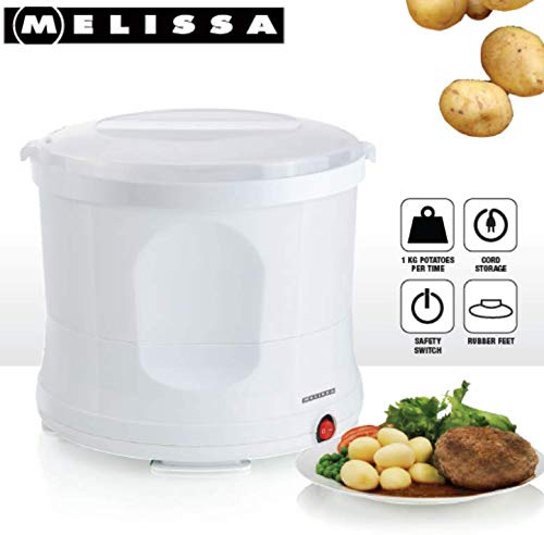 MELISSA 162200xx Potato Peeler, Plastic, White