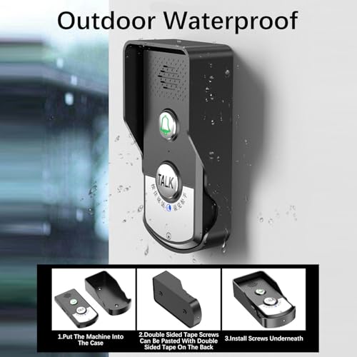 2-way voice intercom Wireless intercom doorbells Rechargeable wireless intercom for home classroom office