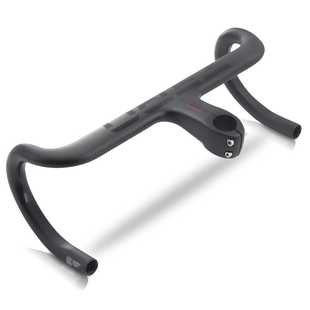 RXL SL carbon handlebar road bike with stem 1-1/4" integrated carbon handlebar 1-1/8" internal routing UD matte finish 400 * 120mm