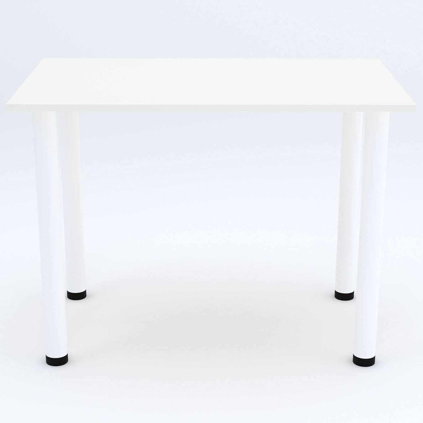 AKKE 60x40 | Dining table - White legged table - Kitchen table - Office table | White