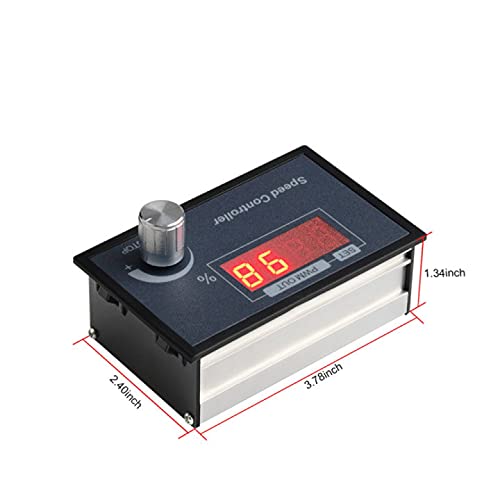 Aideepen PWM Motor Speed Controller, DC 6-60V 12V 24V 36V 48V 30A DC Motor Speed Controller, Adjustable Speed Continuous Controller Motor Knob