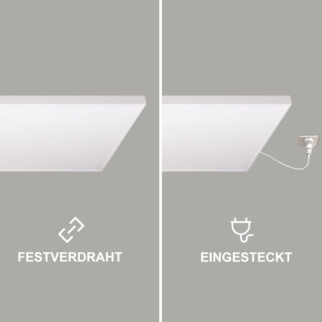 Infrared ceiling-mounted heater with thermostat 860 watts, APP remote control, ceiling heating infrared, electric heating panel radiator, overheating protection energy-saving.