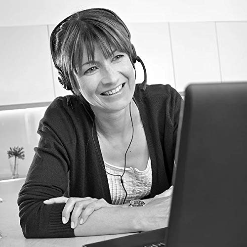 EPOS PC 8 USB On-Ear Stereo Wired Headset with Microphone, Wired Headphones, Inline Volume, Mute, Microphone Noise Cancelling, High Quality, for Laptop, PC, Mac - Online Calls Teaching