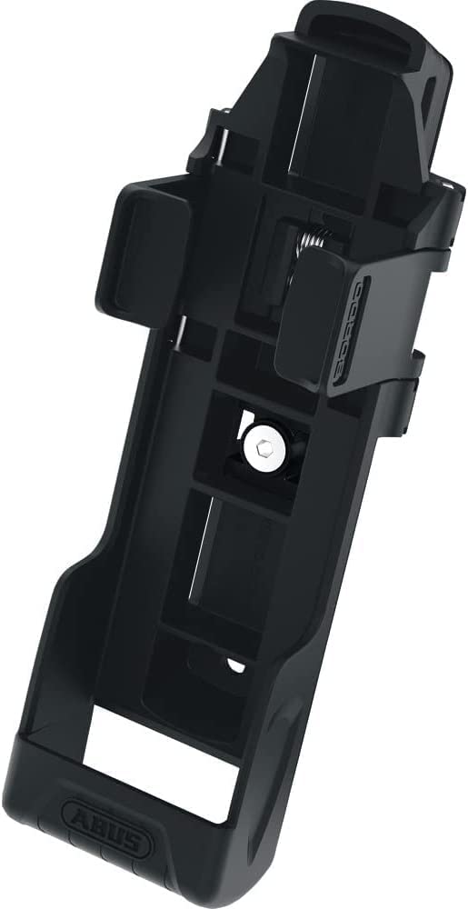 ABUS folding lock Bordo Alarm 6000KA SH with holder - bicycle lock made of hardened steel - with 100 dB alarm and XPlus cylinder - ABUS security level 10 - 90 cm long - black