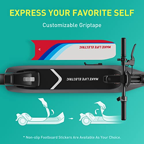 NIU electric scooter for adults and kids, 40km range, 100kg max weight capacity, wider deck and pneumatic tires for stability, foldable and portable for commuters. (KQi2 Pro)