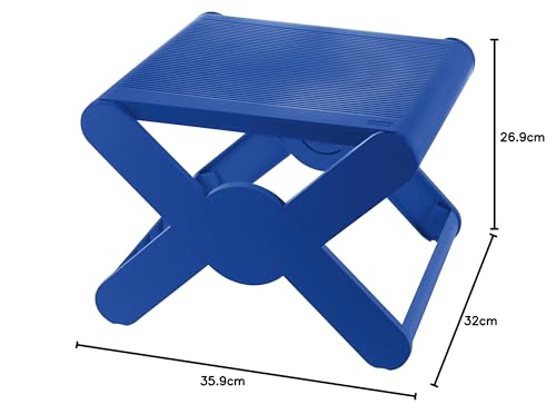 HAN Hanging File Basket X-CROSS TOP With Cover For 35 Hanging Folders, Portable With Handle, For Drawers In Desk/Cabinet, Modern Design, Sturdy And Stackable, 19072-14, Blue.