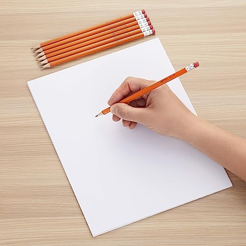 Amazon Basics Wood-Cased Pencils, HB, Pre-sharpened, 150-Pack, Yellow