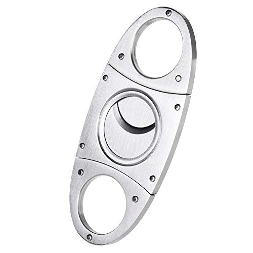 PIPITA Cigar Case Portable Travel 3 Tubes Elegant Cigar Humidor made of leather with high-end stainless steel cigar cutter Portable Gift Bag
