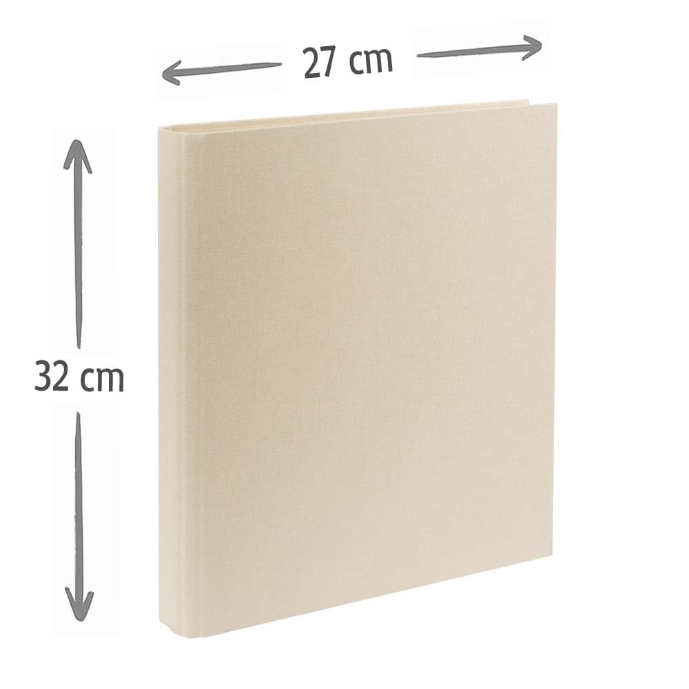 Personalized linen report card folder with name for school child. Light beige with letter motif, perfect gift for starting school.