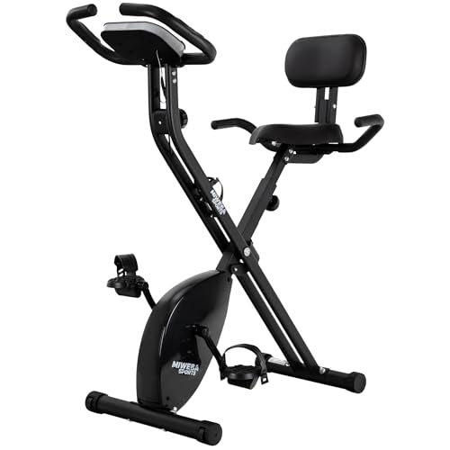 Miweba Sports home trainer bike | MX100 with app control - foldable exercise bike - pedal trainer - indoor bike - leg trainer - fitness bike - home fitness bicycle - cycling bike