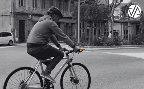 VISAIA BIKE QLïR Rearview Turn Signal for bike and scooter.