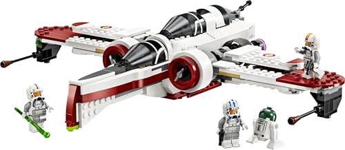 LEGO Star Wars 75402 ARC-170 Starfighter toy comes with 4 minifigures including Clone Pilot and R4-P44 Droid. A collector's item and a perfect gift for fans of Revenge of the Sith, suitable for boys and girls aged 9 and above.