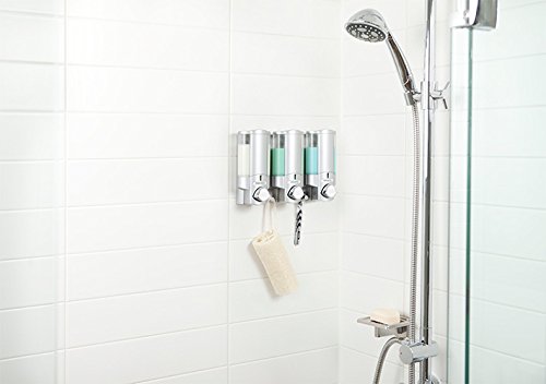 66335 Aviva III Satin Soap Dispenser (Matte Chrome) with 3 Chambers