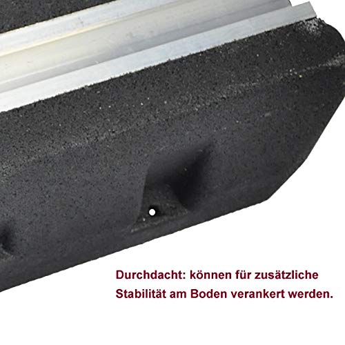 2 x 450 mm universal bracket for ceiling and floor for split air conditioners and heat pumps