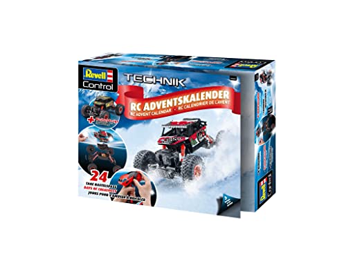 Revell Advent Calendar RC Crawler I Build remote-controlled truck in 24 days I Advent calendar for boys, girls & adults I Christmas gift I Ages 10+