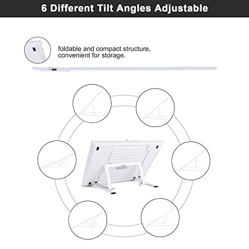 A3 Light Box, LED Light Pad 3000-6500K Dimmable, 2500mAh Rechargeable Lightboard for Diamond Painting, Drawing, Painting, Animation, Sketching, with Stand