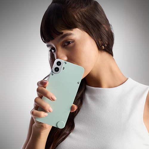 CMF Phone 1 8+128GB - contract-free phone with 50 MP Sony camera on the back with Ultra XDR, 6.67-inch Super AMOLED display, and Nothing OS 2.6 - Light Green.