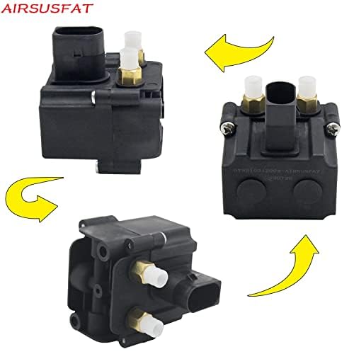 Airsusfat air suspension compressor valve block fits BMW F01 F02 F07 F11 X5 F15 X6 F16 air ride solenoid 37206789450 37206784137.