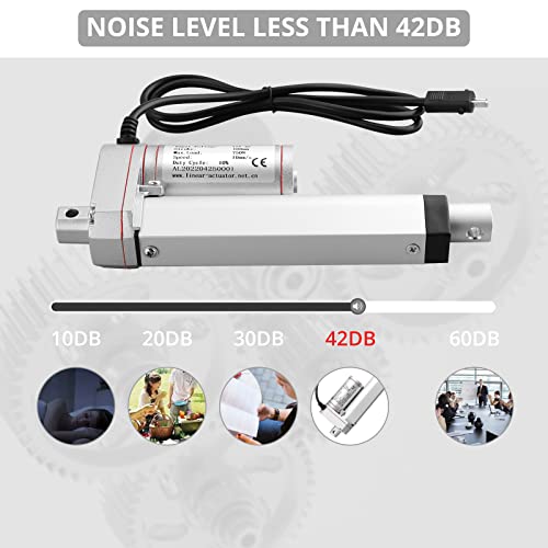 Justech Linear Motor Linear Drive 12V Spindle Drive Actuator Adjusting Drive Gate Opener Linear Actuator Motor