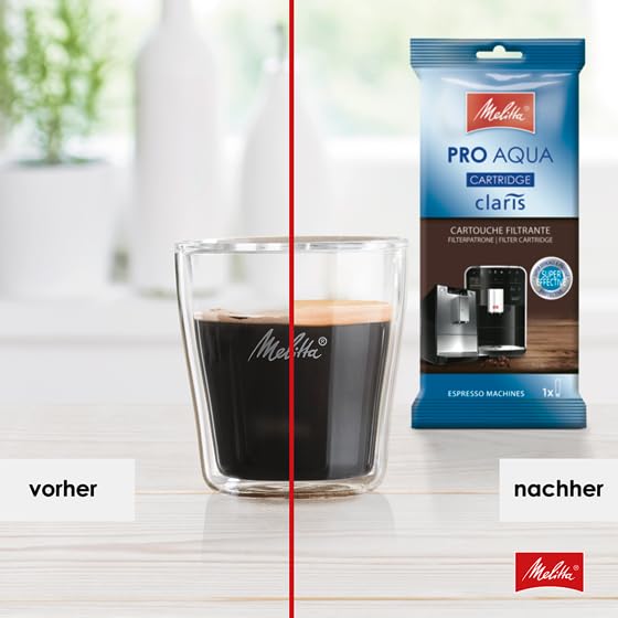 Melitta Filter Cartridges Pro Aqua (3 cartridges) - Scale filter for fully automatic coffee machines, prevent scale buildup & reduce pollutants for the best coffee taste.