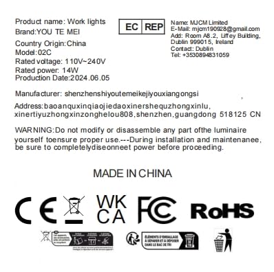 LED work light gooseneck magnetic light LED IP66 waterproof flexible gooseneck light work lamp for machine tools and lathe.