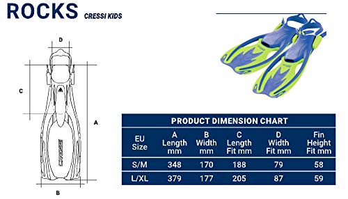 Cressi Rocks Premium Kids Fins