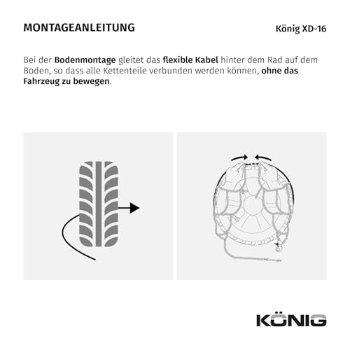 KING XD-16 220 - snow chains
