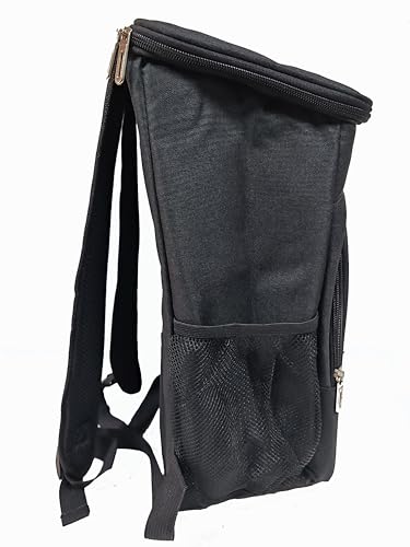 MCXKJ 22L cooling backpack picnic bag cooler backpack big insulated cooler bag, men women cooler bag for camping, BBQ, hiking, picnic (navy blue)