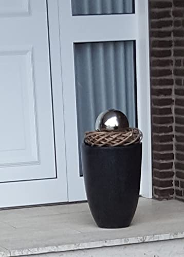 Jürgen Bocker Garden Ambience stainless steel decoration ball 35 cm polished stainless steel ball