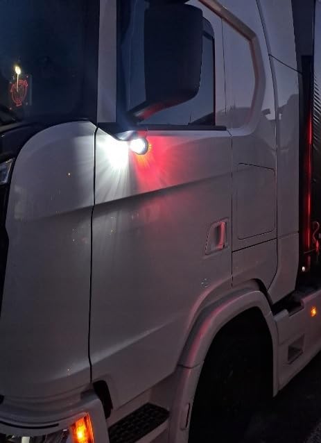 Web Truck Outline Light Marker Light Old school Tuning Hanging Position Light 12V 24V Colors white and Red for trucks, cars, trailers, campers, etc. 1 piece