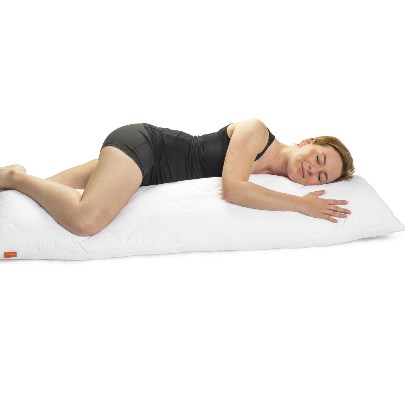 Side sleeper pillow 40 x 200 cm, body pillow with 100% soft microfiber cover, guaranteed fill quantity, 60 degree washable, Ökotex certified.