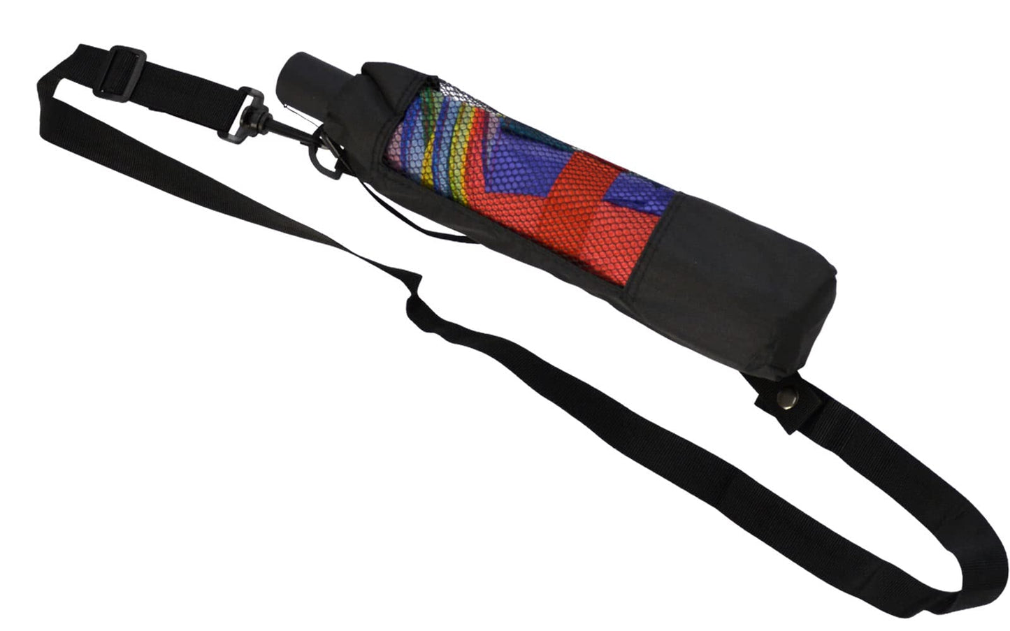 iX-brella Trekking XL pocket umbrella Rainbow 115 cm large with shoulder bag Rainbow