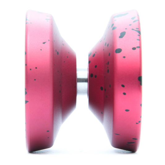 YoYo Factory DNA Yo-Yo - Metal professional yo-yo with unresponsive and ball bearing - Yoyo for DNA tricks - Toy for kids & adults - Red/Black