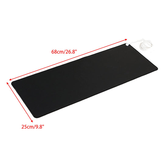 Grounding mat set with EU grounding cable, Grounded mouse pad Grounding pad, Anti-static mat, Grounding mat for under the desk, table, sofa, yoga mat (25*68CM)