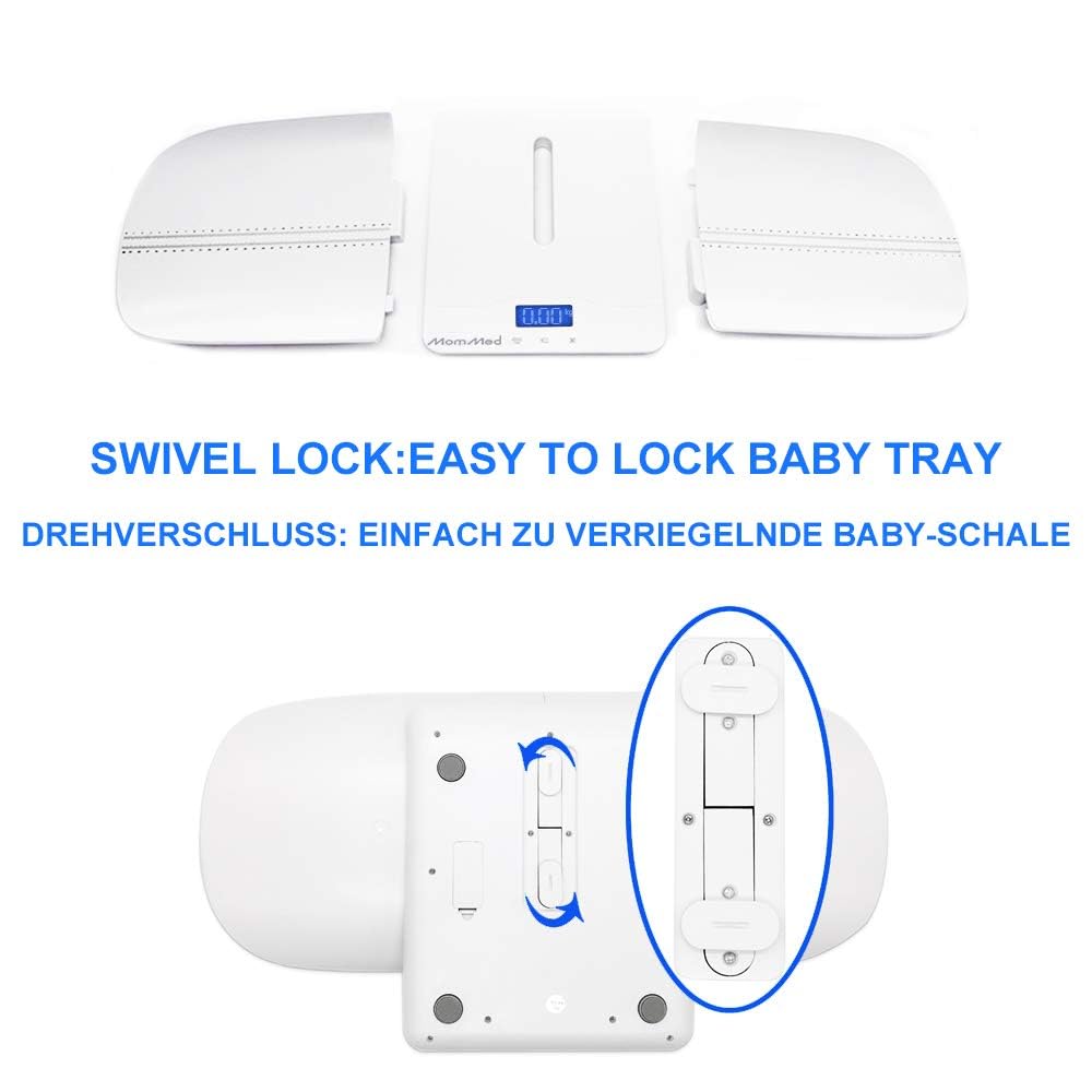 Baby Scale Digital 50g to 100Kg | Children's Scale, Baby Scale | Infant Scale, Breastfeeding Scale Baby - with hold function and detachable tray
