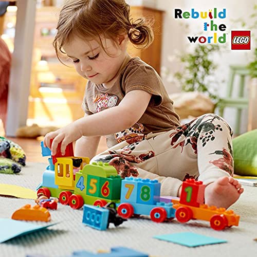 LEGO 10847 DUPLO Number Train, baby toy, train, children's toy from 1.5 years, award-winning educational toy, motor skills toy.