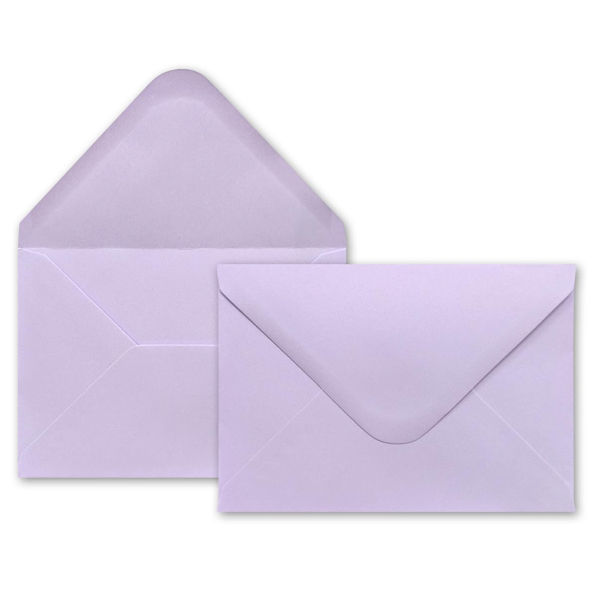 75 purple envelopes - 80 gsm - envelopes in DIN B6 format 12.5 x 17.6 cm - self-sealing without window