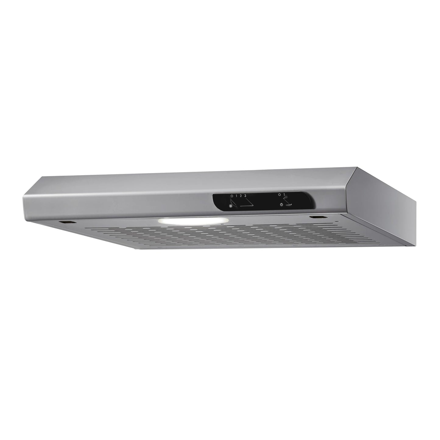 Respekta under-cabinet range hood 50 cm in stainless steel look, with exhaust and recirculating function. DH540IXL, C class, 52-68 dB.
