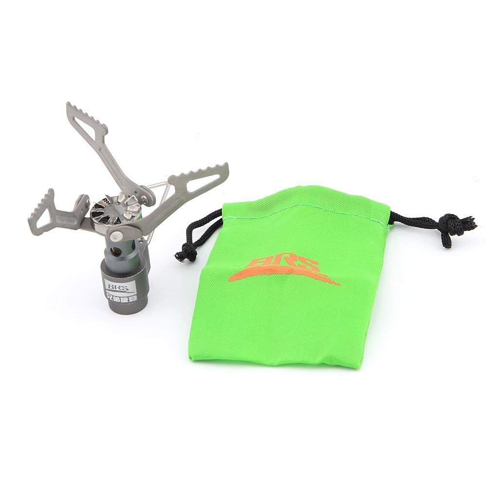BRS BRS-3000T ultralight gas stove, 26g, titanium alloy, outdoor camping cooker, small size, portable, picnic.