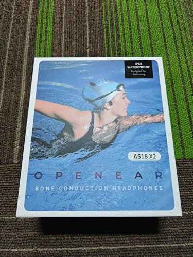 The TELNP waterproof swimming bone conduction headphones are designed with Bluetooth 5.3 technology. These IPX8 underwater headphones come with 32G of MP3 storage for a seamless swimming experience.