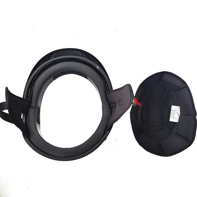 Retro helmet with ECE certification, suitable for scooters, cruisers, choppers, skateboards. Anti-collision motorcycle half helmet with visor for men and women. Available in matte black, size L.